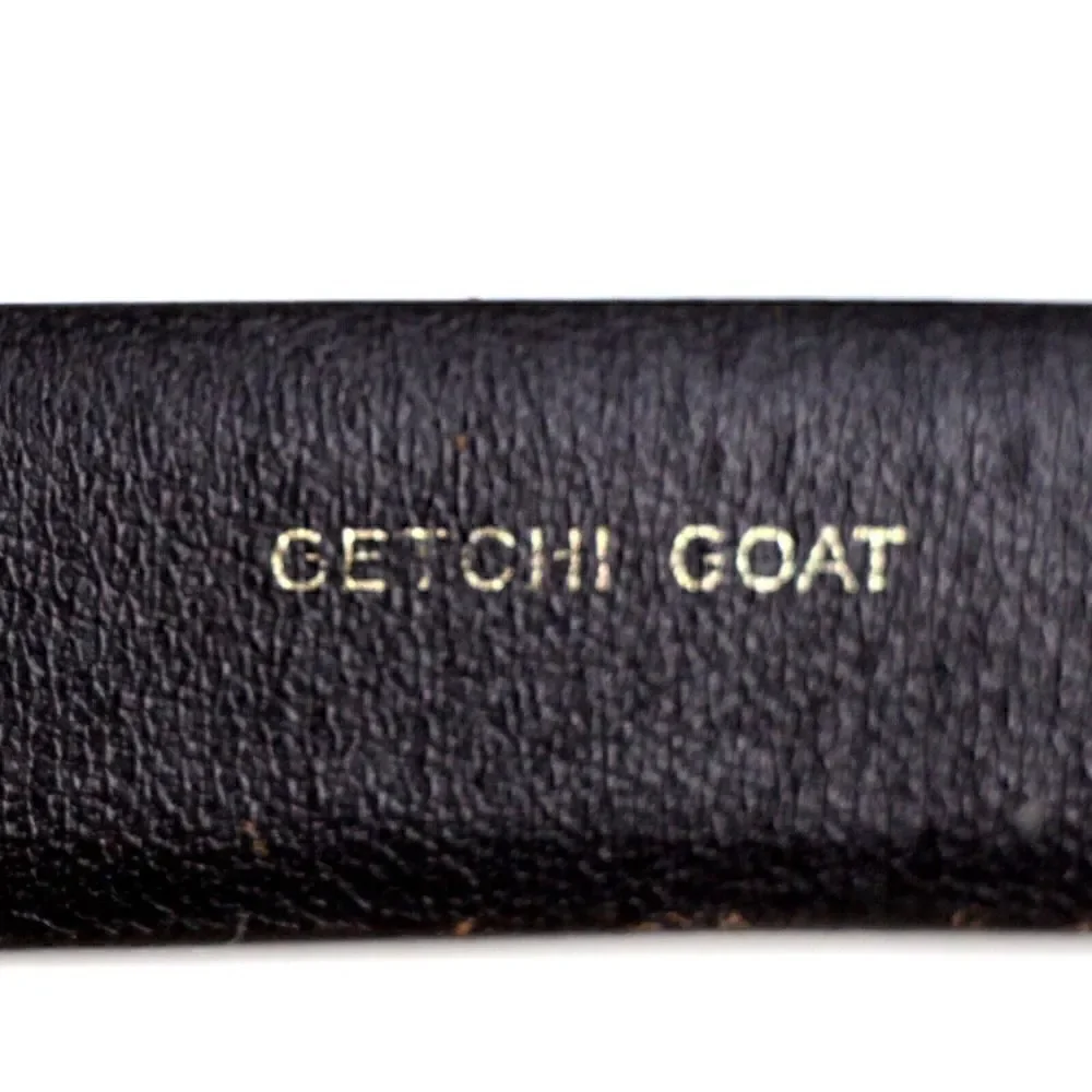 VTG GETCHI GOAT BROWN GENUINE LEATHER 7/8